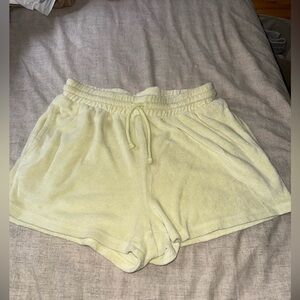Wilfred Light Yellow Terry Shorts